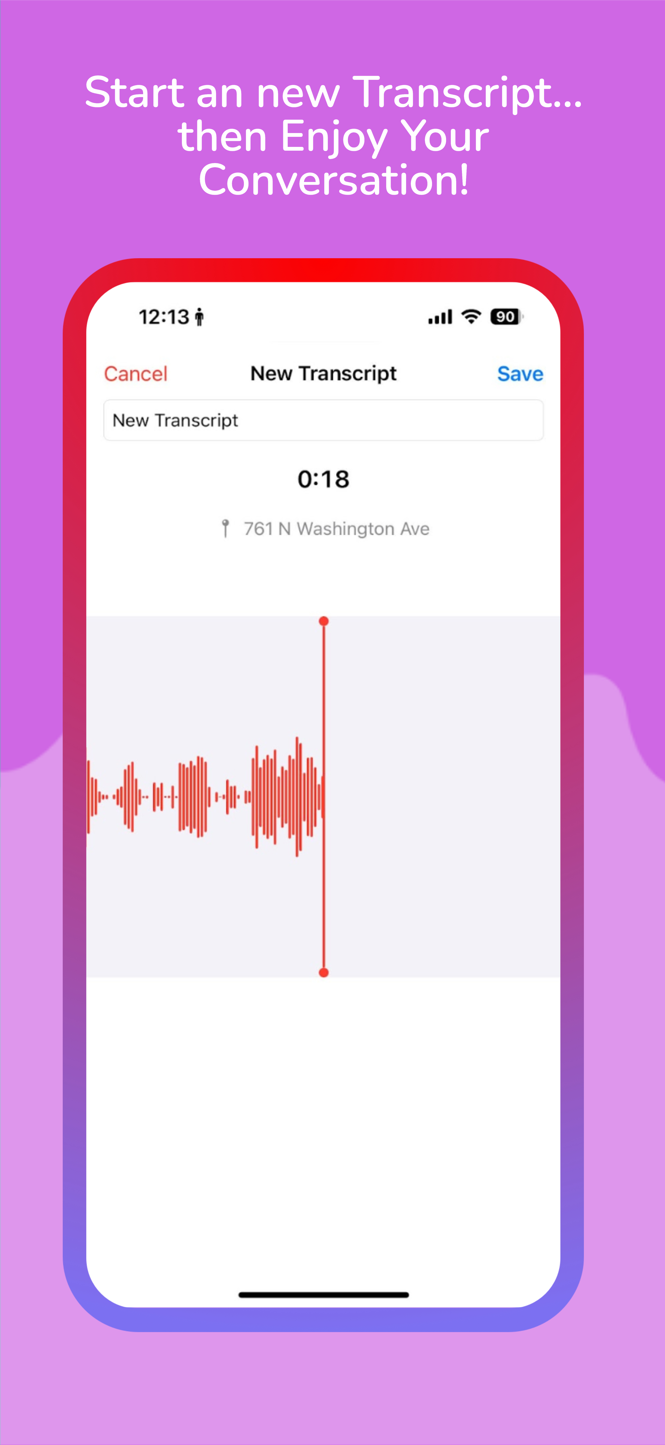 Start New Transcript